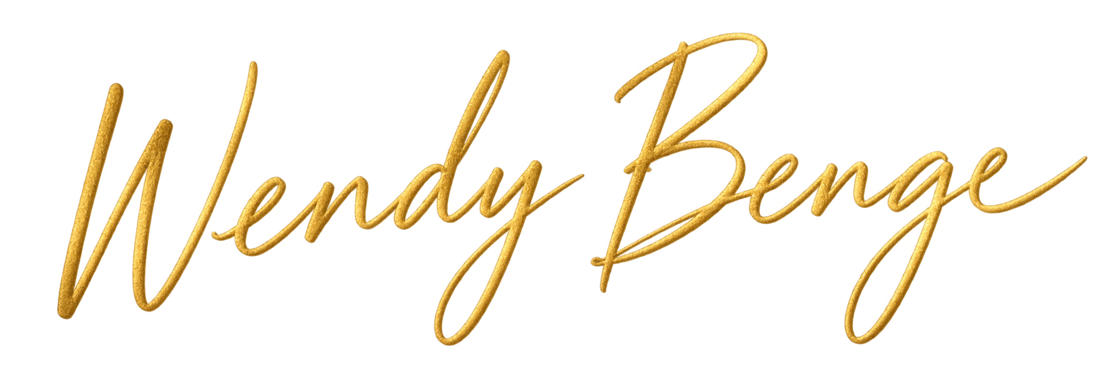 Metallic Gold Wendy Benge Signature